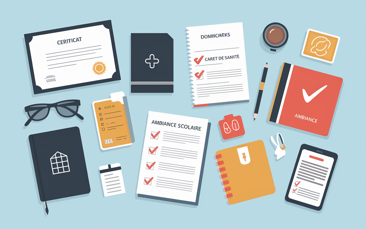 Checklist documents changement d'ecole