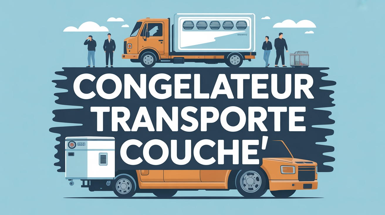 dessin congelateur transporte couche demenagement international