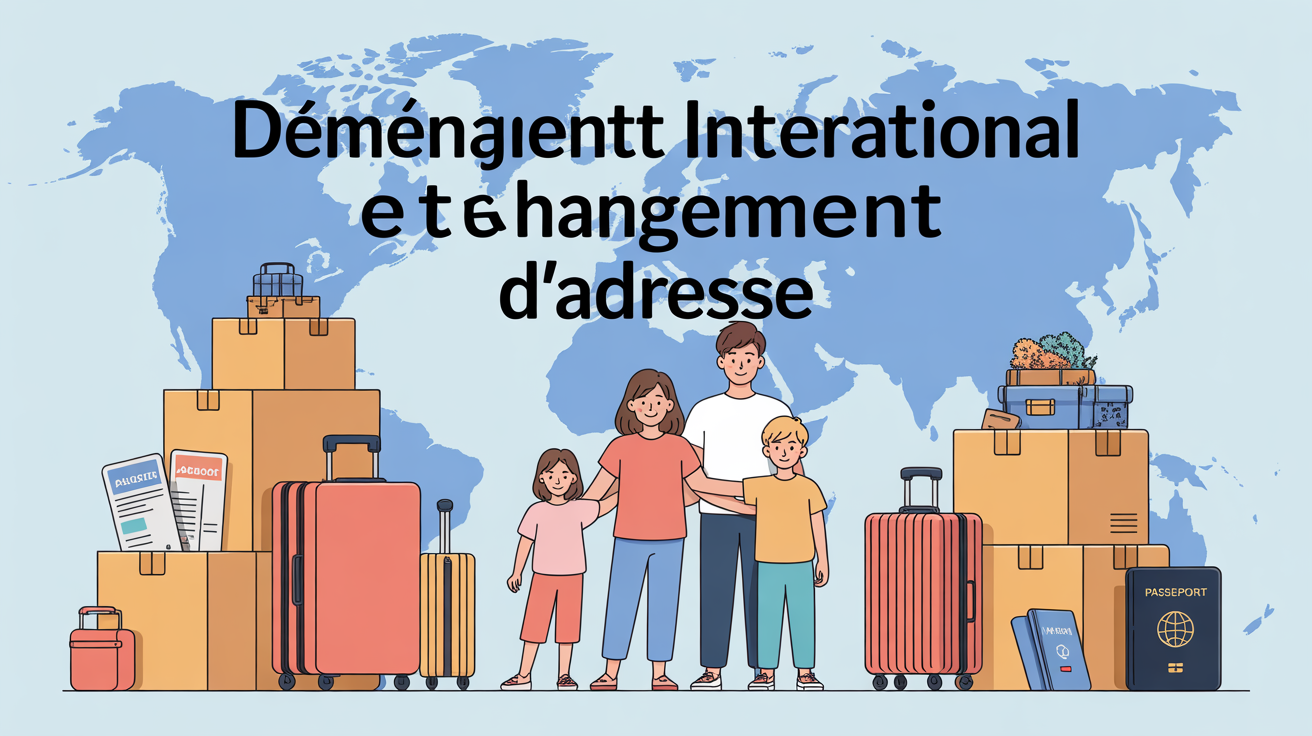 famille valises passeport documents demenagement international changement adresse