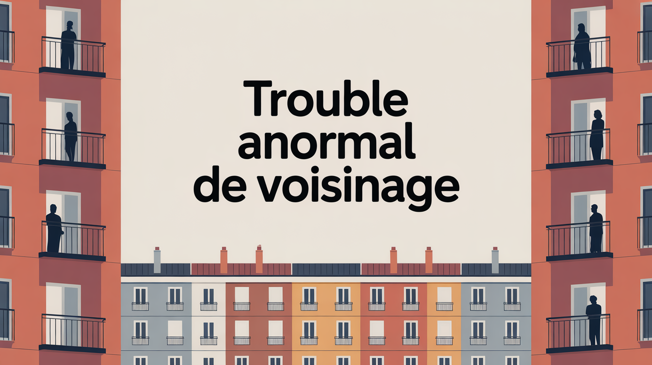 Immeuble silhouettes voisins tranquillite