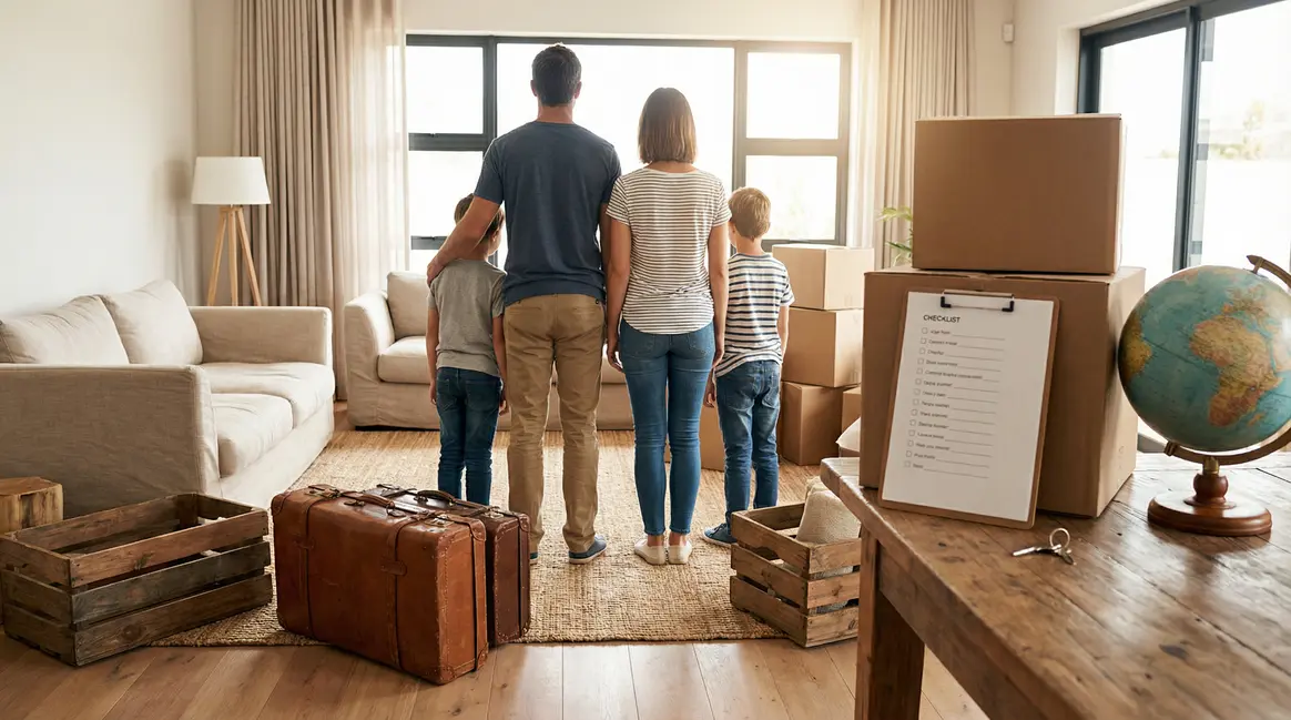 famille demenagement international checklist cartons globe