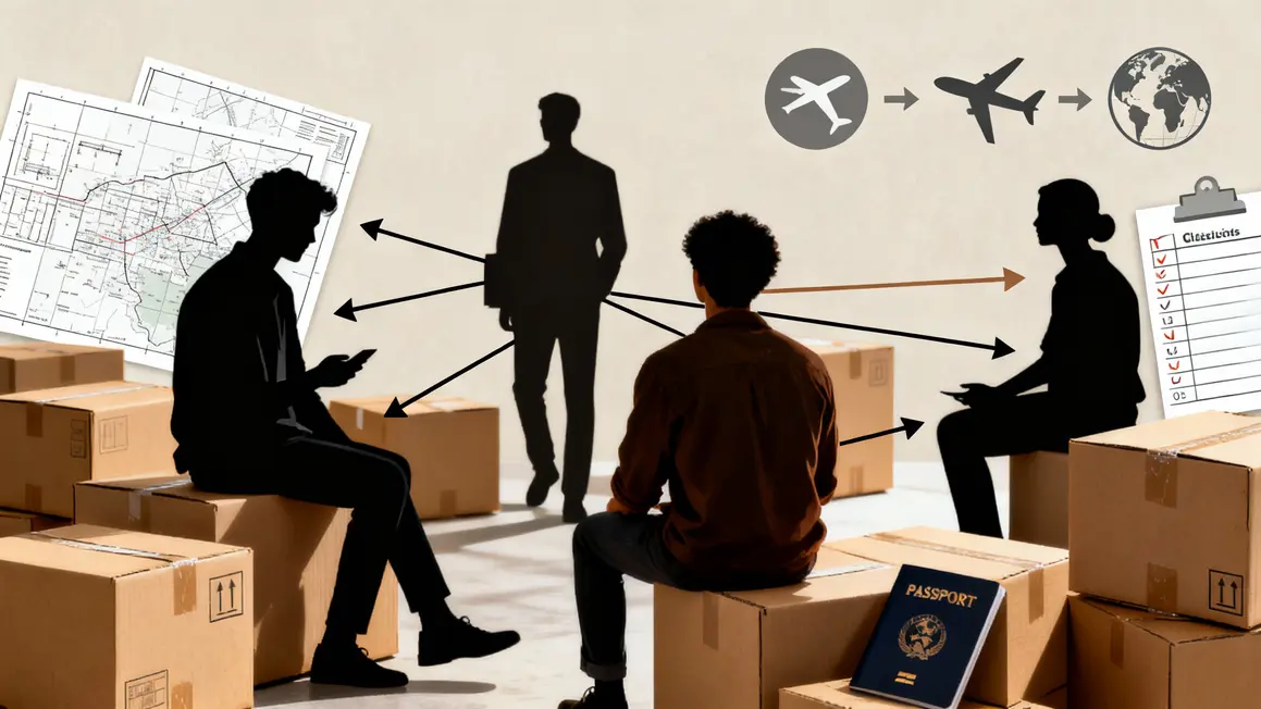 Étapes expatriation cartons et checklist