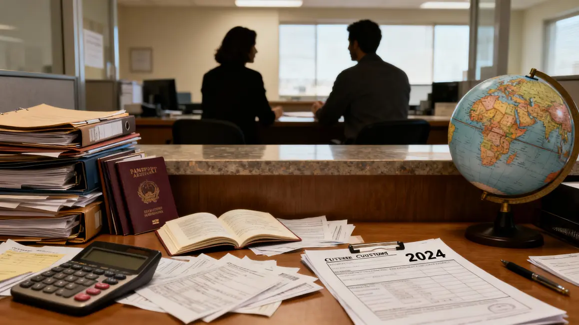 Documents douaniers passeports bureau déménagement international