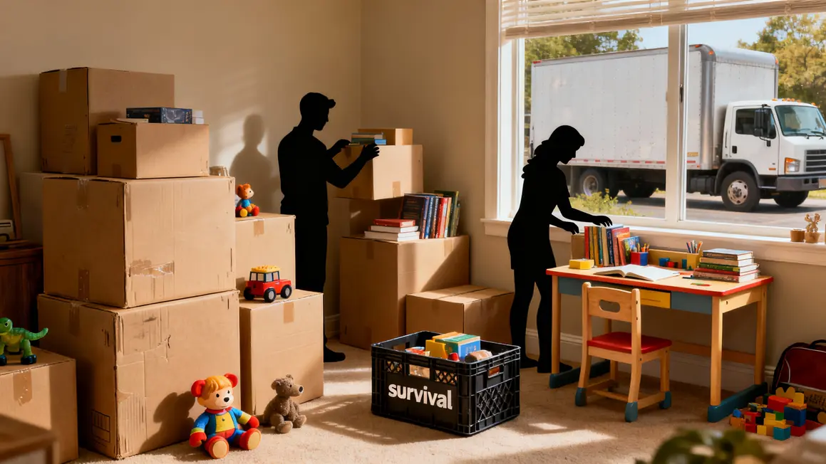 demenagement expatriation cartons famille