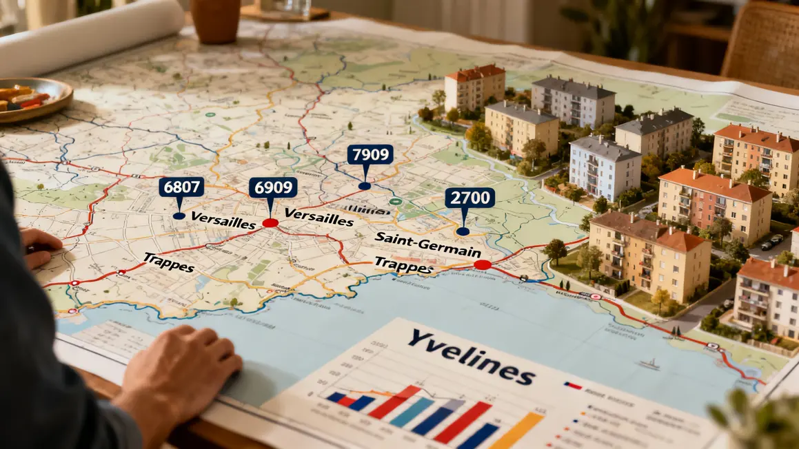 Carte Yvelines prix immobilier 2026