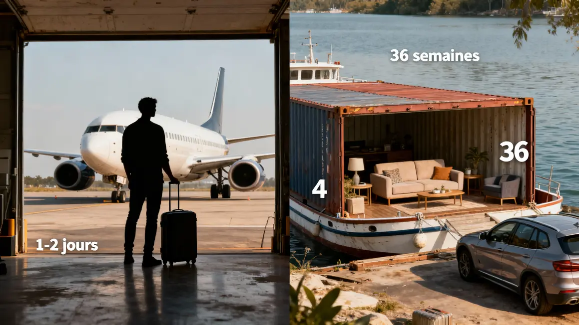 Comparatif transports déménagement avion bateau Martinique