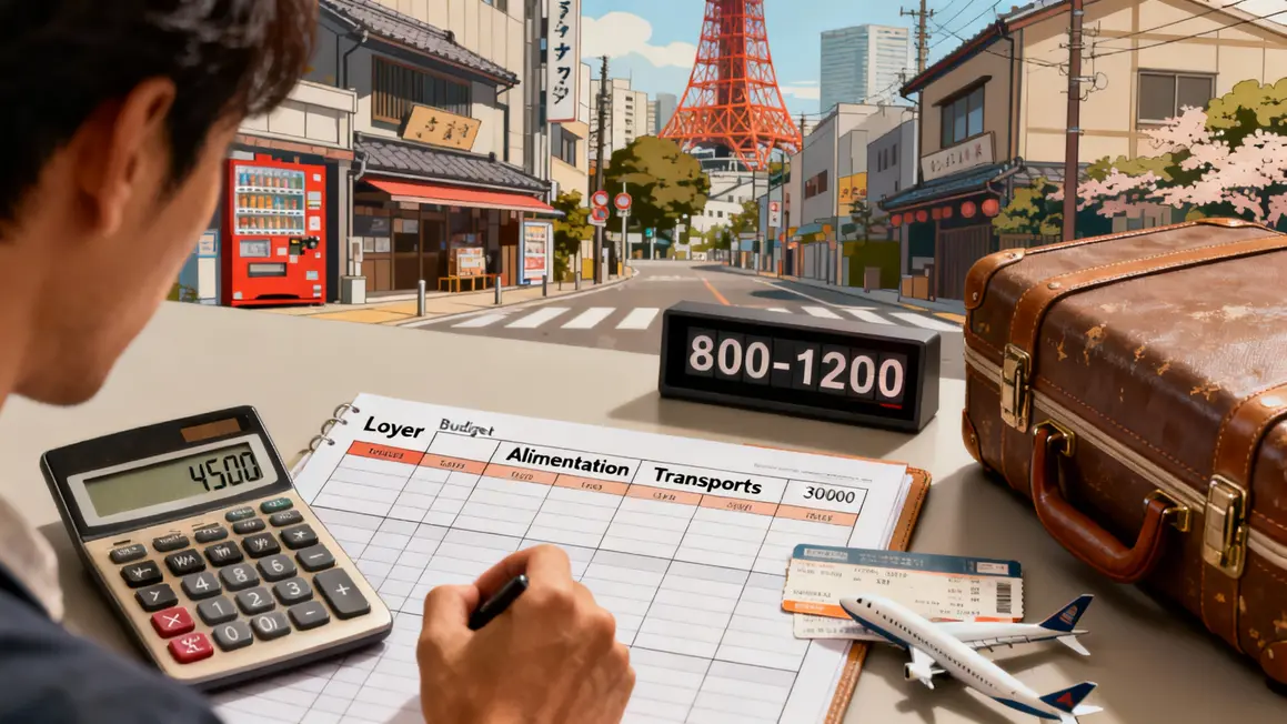 organisateur budget japon loyer alimentation