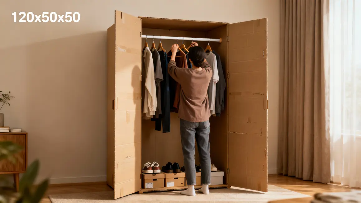 carton penderie vetements suspendus demenagement pas cher