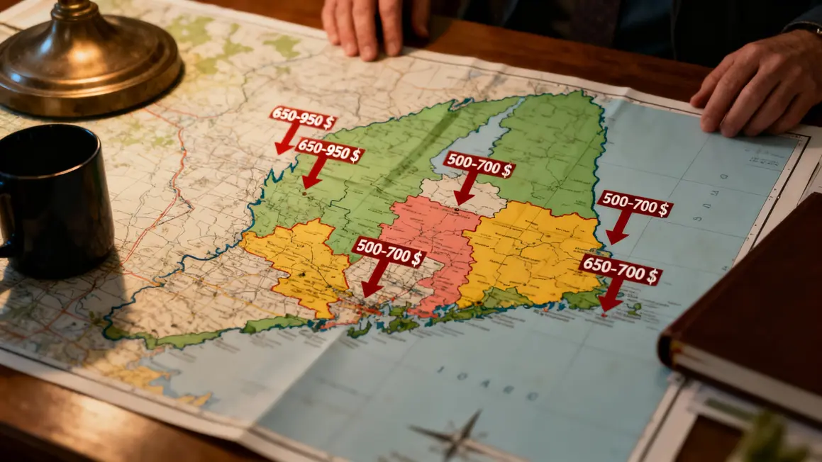 Carte Quebec cout demenagement regions