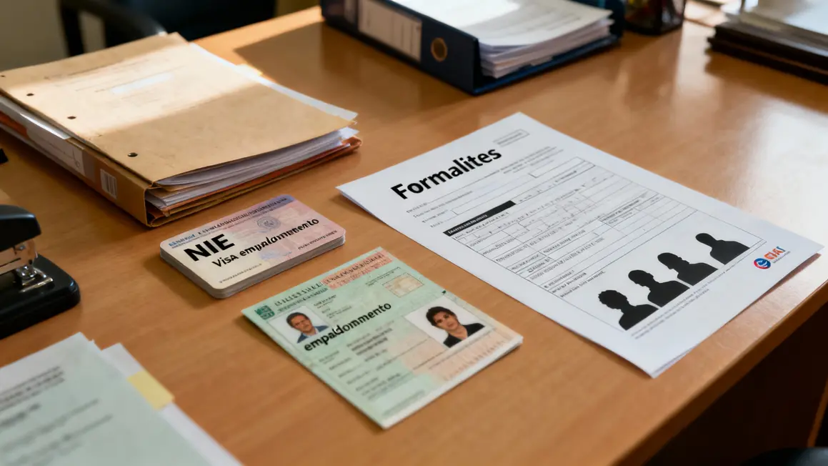 Documents NIE visa demenagement Espagne formalites