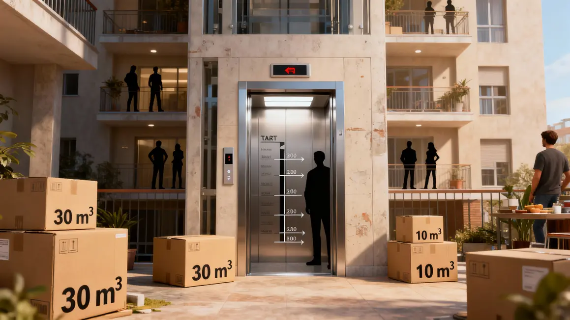 Facteurs prix demenagement Paris volume etages