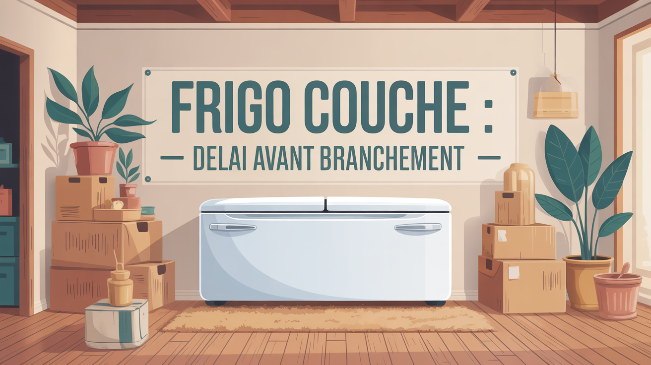 frigo transport couché délai avant branchement