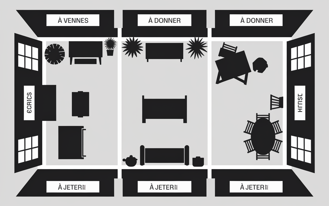 vide maison 53 tri maison zones checklist