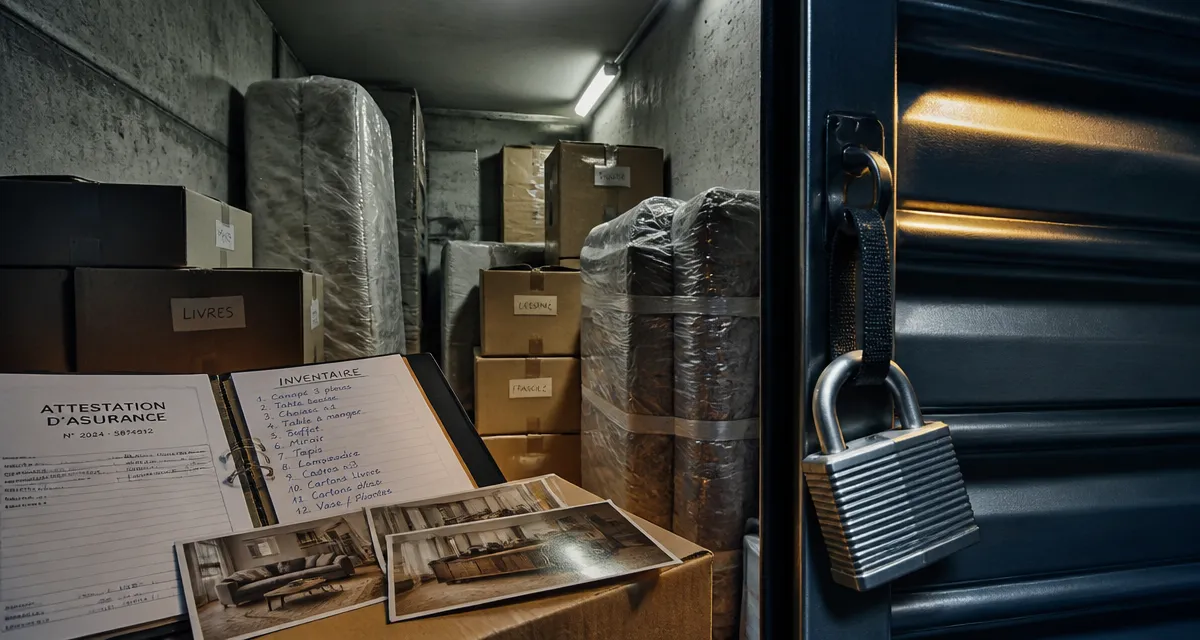 Assurer un box de stockage : cadenas et attestation, erreurs fatales