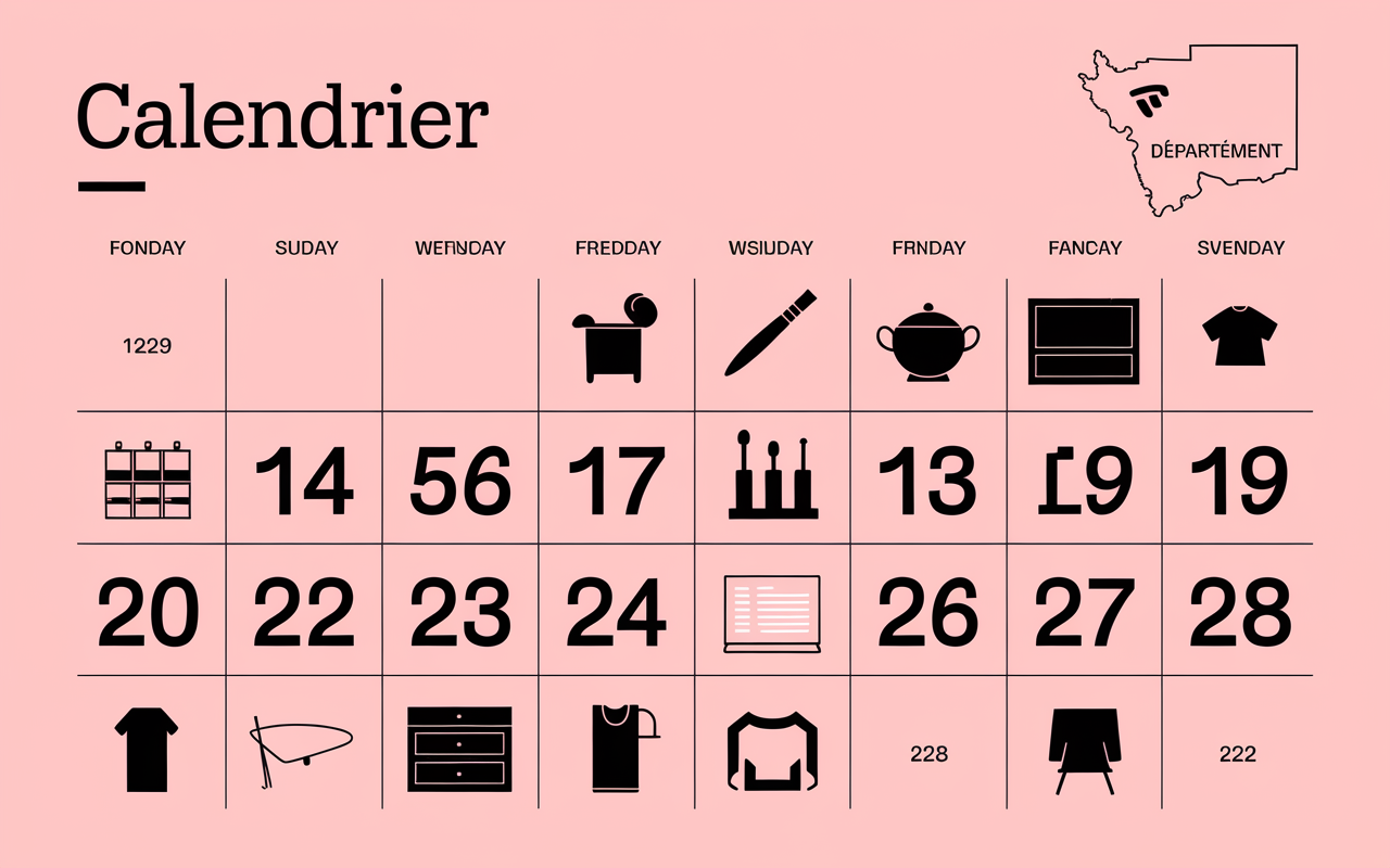 calendrier vide maison 58 acces rapide