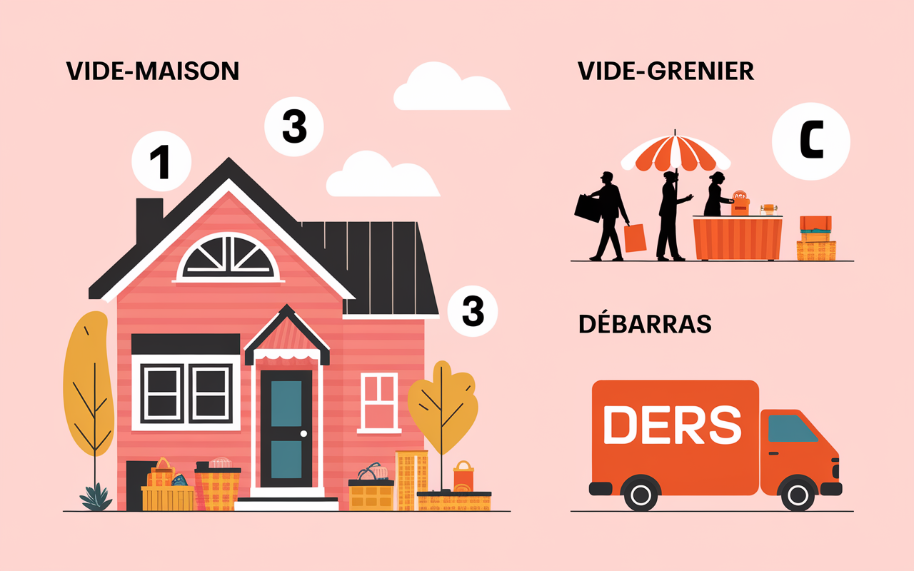 difference vide maison 58 vide grenier debarras